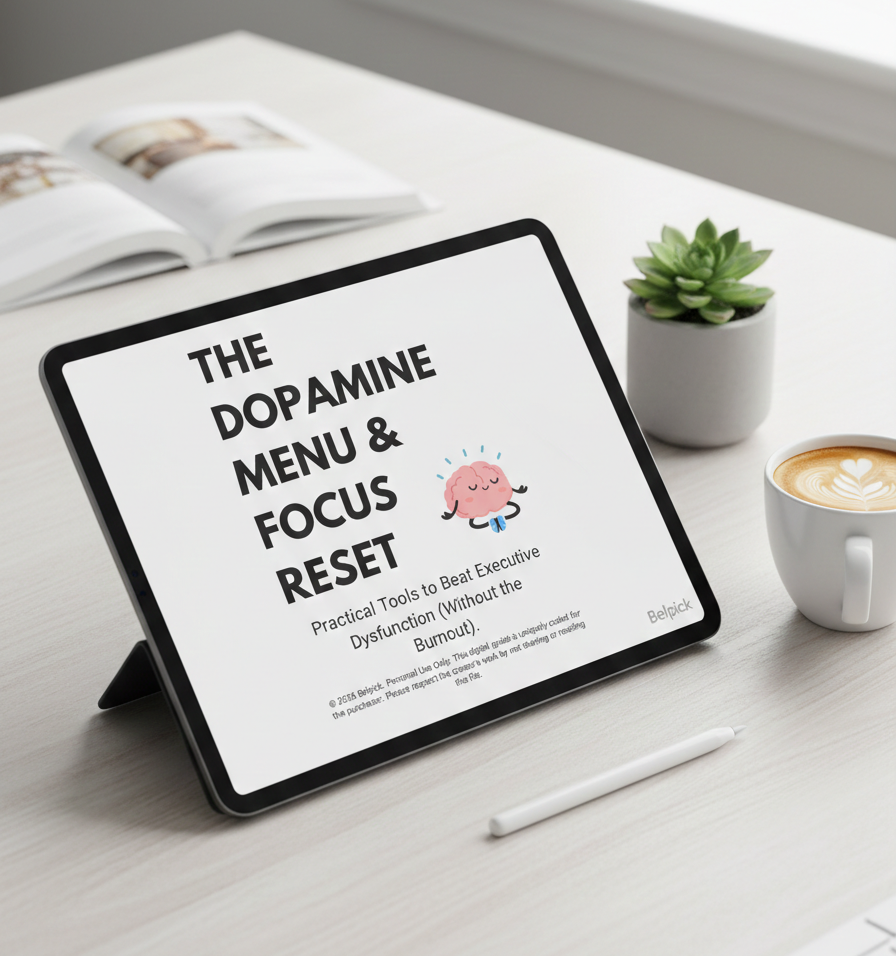 THE DOPAMINE MENU & FOCUS RESET - Ebook