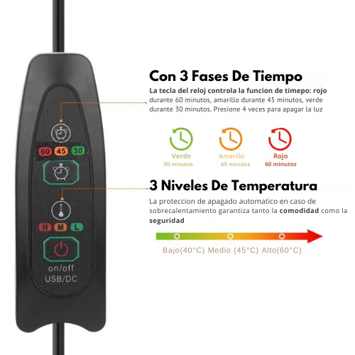 Calentador de pies eléctrico