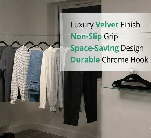 Anti-Slip Velvet Hangers